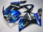 Kawasaki NINJA ZX6R 2003-2004 Injection ABS Fairing - Factory Style - Black Blue - MFS5658